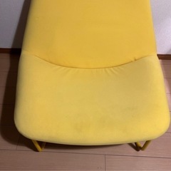 【IKEA】ソテナス  パーソナルチェア,イエロー ソファの画像