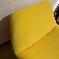 【IKEA】ソテナス  パーソナルチェア,イエロー ソファの画像