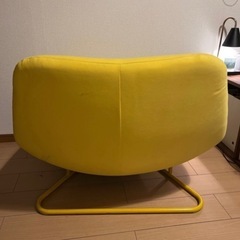 【IKEA】ソテナス  パーソナルチェア,イエロー ソファの画像
