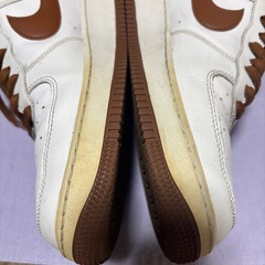 NIKE NIKE Air Force 1 ホワイト/ブラウン　29の画像