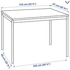 IKEA ダイニングテーブルの画像