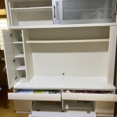 テレビ台　収納付き　縦185cm横160cm　　の画像