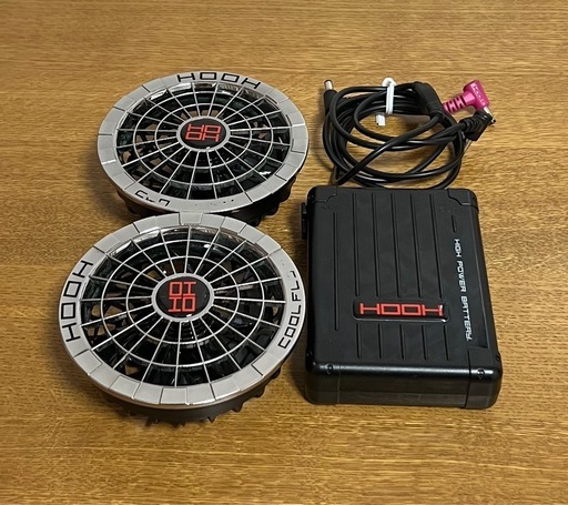 HOOH ファン・バッテリーセット(V1903/V1902) 充電器なし