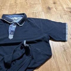 委託品　4L紺色ポロシャツの画像
