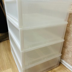 無印良品 収納ケース ワイド 引渡し9/27,9/29の画像