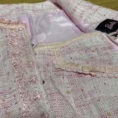 無料　Barbie 140cm スーツ 卒園式 入学式 レトロの画像