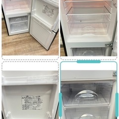 ご成約済み　配送設置0円で🆗👌冷蔵庫&洗濯機分解洗浄済み✨電子レンジ‼️の画像