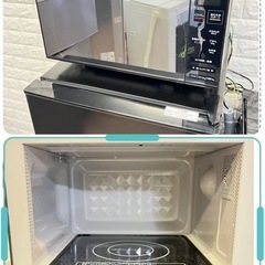ご成約済み　配送設置0円で🆗👌冷蔵庫&洗濯機分解洗浄済み✨電子レンジ‼️の画像
