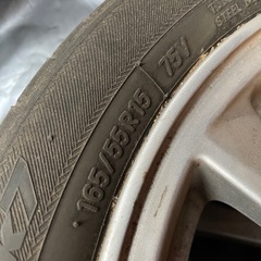 タイヤ4本セット
　165/55R15の画像