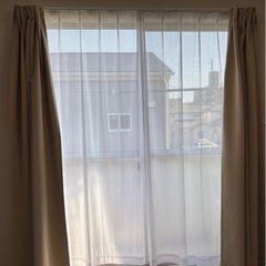 カーテン　レースカーテン　セットの画像
