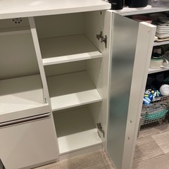 ニトリ　レンジ台　キッチン台　棚の画像