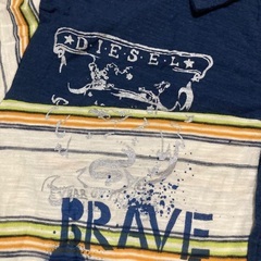 DIESEL🔴デザインシャツmサイズの画像