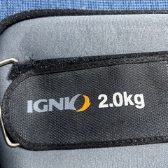 パワーアップに！IGNIOアンクルウエイト2.0kgの画像
