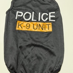 新品・未使用　ペット服　警察官コスプレ　Mサイズの画像