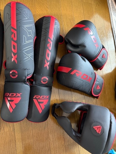 RDX ボクシンググローブ ヘッドギア レガース セット