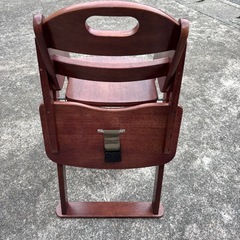(終了しました)ベビーチェア 木製の画像