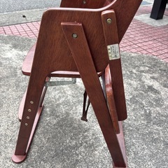 (終了しました)ベビーチェア 木製の画像