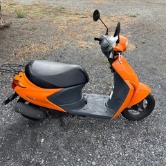 1112.　動画あり　スズキ　レッツ5 原付　4スト　バイク　50cc 車体　埼玉の画像
