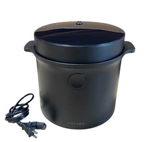 LOCABO ブラック 炊飯器 蒸し機能付き 楽天市場】ギフト 糖質カット炊飯器 LOCABO | ロカボ 糖質オフ