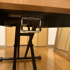 20%オフ！テーブル120✖️60、高さ変更可能の画像