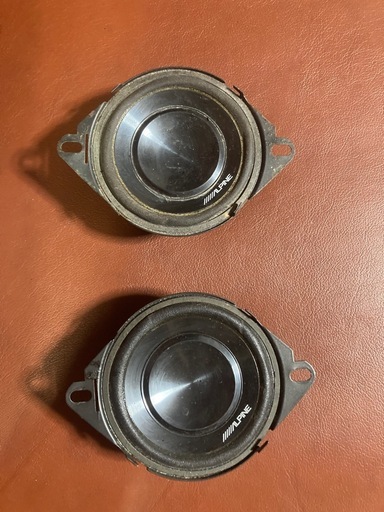 ALPINE スピーカー 10cm 2個！