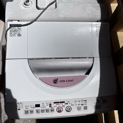 【処分】乾燥機付き洗濯機　縦型　シャープ　ES-T55E7の画像