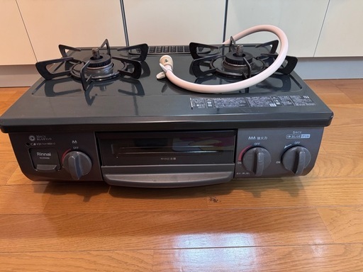 【9/233(火)or27(土)お渡しのみのみ】都市ガス リンナイ ガスコンロ 2022年製 RB-2D