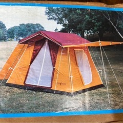 FIELD CHAMP（フィールドチャンプ）タープ付きロッヂ型テントの画像