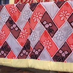 和柄かけ布団2枚の画像
