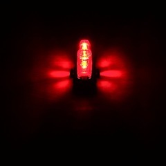 自転車ライト2点セット【前後ライト／USB充電式】の画像