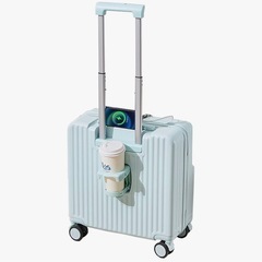 【ほぼ新品】スーツケース XS ブルー 【機内持ち込み可】の画像