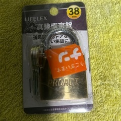 真鍮南京錠　３８ｍｍ　ＥＫＭ０３－０６７８の画像