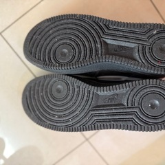 ナイキ エアフォース1 ブラック/ホワイト　 26cmの画像