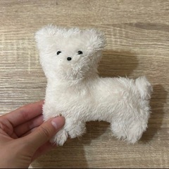 ハンドメイド 犬 ぬいぐるみの画像
