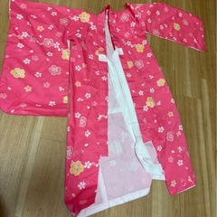 七五三 着物 3歳 レッド　753　女の子 子供着物 花 753 三歳 赤の画像