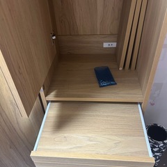 全身ミラーになるすき間 ドレッサー の画像