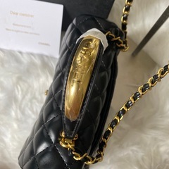 CHANEL 持ち手ゴールド　ショルダーバッグ　ノベルティの画像