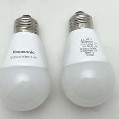 【未使用】LED電球 2個 Panasonic LDA5L-Gの画像