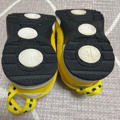 靴　15センチ　キッズ　シューズ　IFME ドクターイエローの画像
