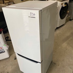 NO B514🌈福岡市内配送設置無料✨🌈ハイセンス 冷蔵庫 幅48cm 150L パールホワイト HR-D15C 2ドア 右開き 自動霜取り コンパクトの画像