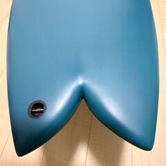 美品 nanazero WOOD SKIN サーフボード ハイブリッド HB02 フィッシュ 6'2"　Green  の画像