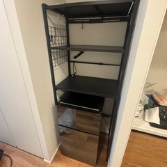 交渉中　伸縮式冷蔵庫ラック　キッチンラック キッチン棚の画像