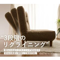 大阪市内手渡し歓迎!ハイバックソファ ブラウン PVCレザーの画像