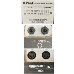 KAWAI 電子ピアノ 木製鍵盤 CA13C【無料配送可能】の画像