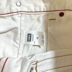 ★綺麗 廃盤希少品‼︎　EDWIN 483XVSモデル ホワイト デニムジーンズ サイズ 32★の画像
