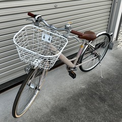 フェリシア オートライト 26インチ　自転車　子供　マット　モカ　ピンクの画像
