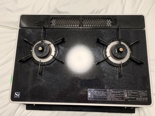 【お話中】　パロマ ガスコンロ ガステーブル プロパンガス(LPG)用 左強火力 ガラス PA-61WCK-L