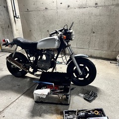 エイプ50レストアベース 二反田ベース2025 バチくそかっこいいFX仕様のエイプ🏍️ owner
