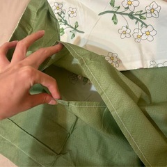 枕カバー ２枚セット グリーンの画像