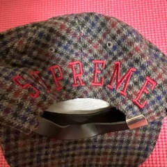 SUPREME チェック　シュプリーム　キャップ　ウール　14AWの画像